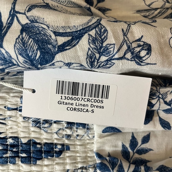 NWT Reformation Gitane Linen Dress in Corsica, Size S - Picture 5 of 16